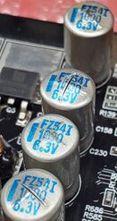 Sacon FZ capacitors with burst vents